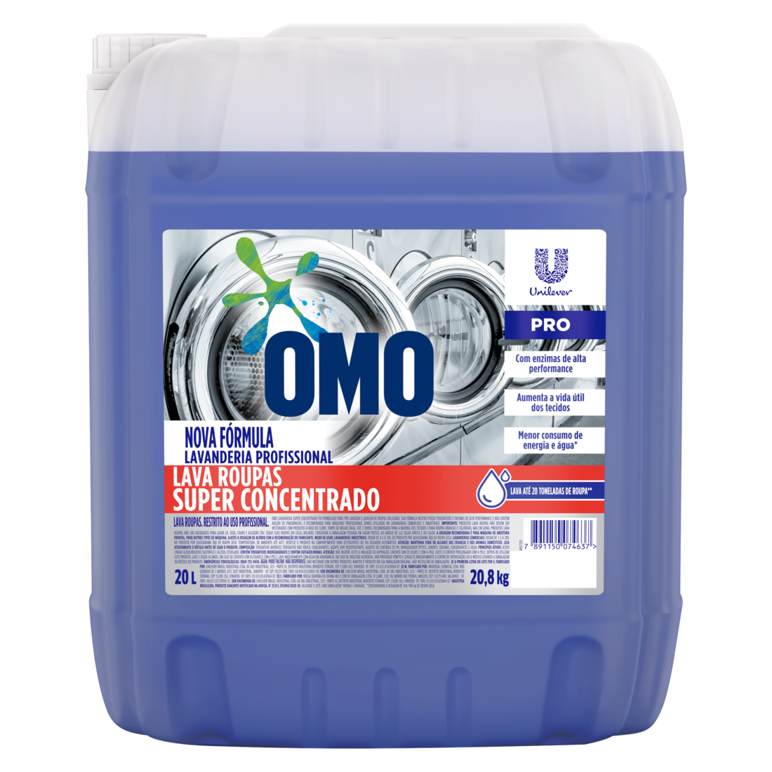 OMO Lava Roupas Super Concentrado 20L
