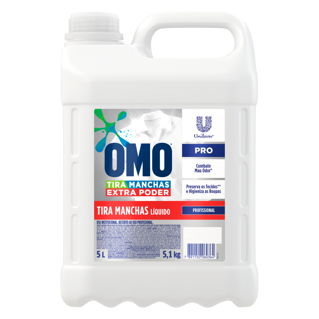 OMO Pro Tira Manchas Líquido Extra Poder 5L