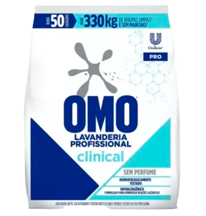 OMO Lavanderia Profissional Clinical Sem Perfume